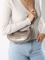 Schoudertas Nine Leder Milano Bruin nine NI24061-vue-porte